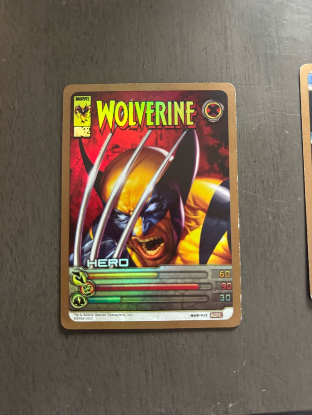 Marvel Ultimate Battles Card - Blue & White